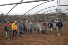Folientunnel-Gruppenbild